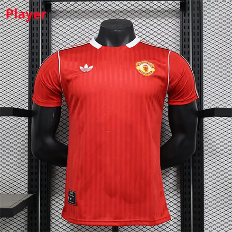Manchester United 2024/25 Players' Training Jersey - Black/Red
