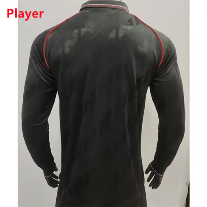 Manchester United 2024/25 Special Edition Long Sleeve Player Jersey - Black