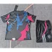 Maglia di allenamento + pantaloncini per bambini di Manchester United 2024/25 - Nero