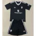 Maillot de gardien + short pour enfants de Manchester United 2024/25 - Noir