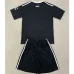 Maillot de gardien + short pour enfants de Manchester United 2024/25 - Noir