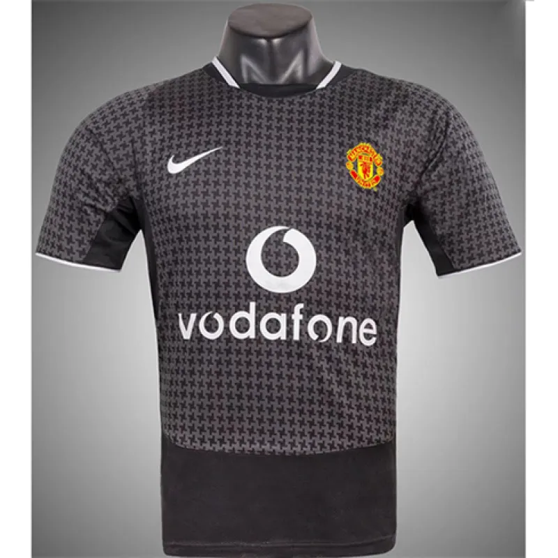 Manchester United 2003 - 2005 Retro Away Jersey - Gray