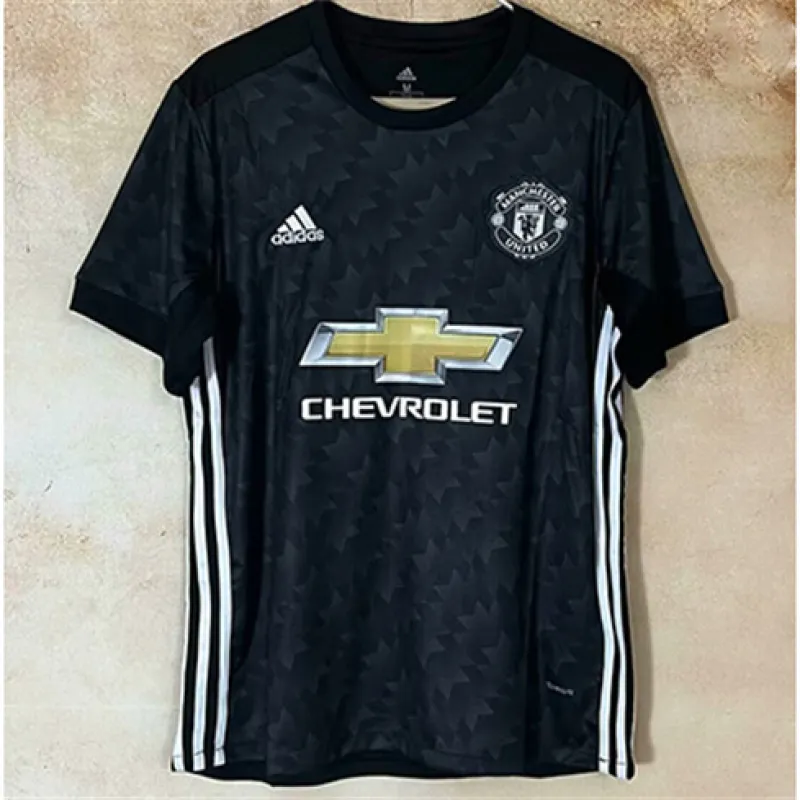 Camiseta retro de fuera de Manchester United 2017/18 - Negra