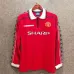 Manchester United 1998/99 Home Long Sleeve Retro Jersey - Red