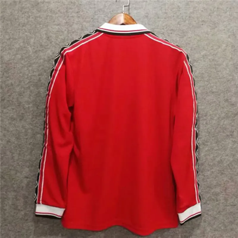 Manchester United 1998/99 Home Long Sleeve Retro Jersey - Red