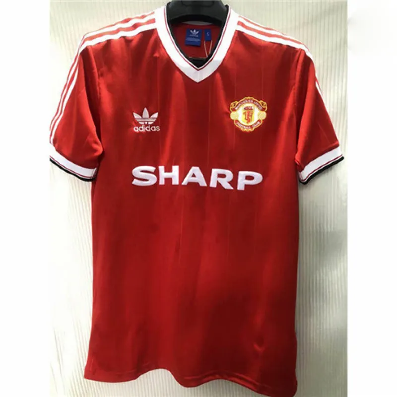 Manchester United 1984 Home Retro Jersey - Red
