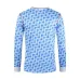 Camiseta retro de mangas largas de fuera azul de Manchester United de 1990 a 1992