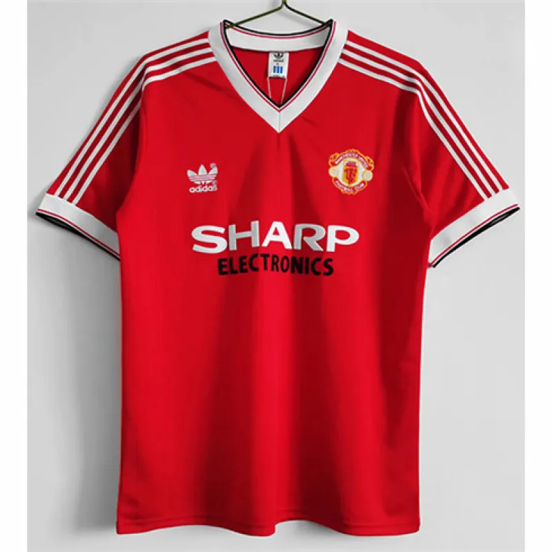 Manchester United 1983 Home Retro Jersey - Red