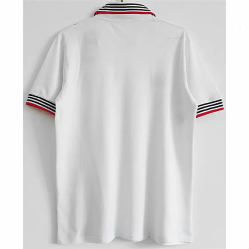Maillot rétro d'extérieur blanc de Manchester United de 1975 à 1980