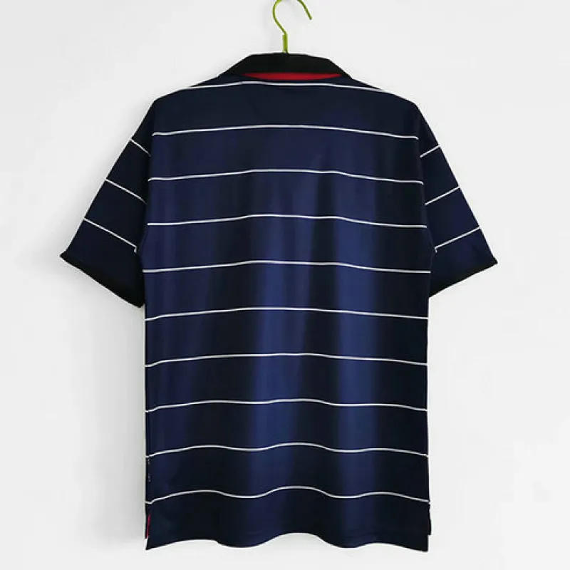 Camiseta retro de fuera de Manchester United 1999/00 - Azul