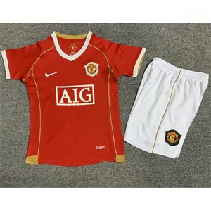 Maglia retro per bambini di Manchester United 2005/06 in casa - Rossa