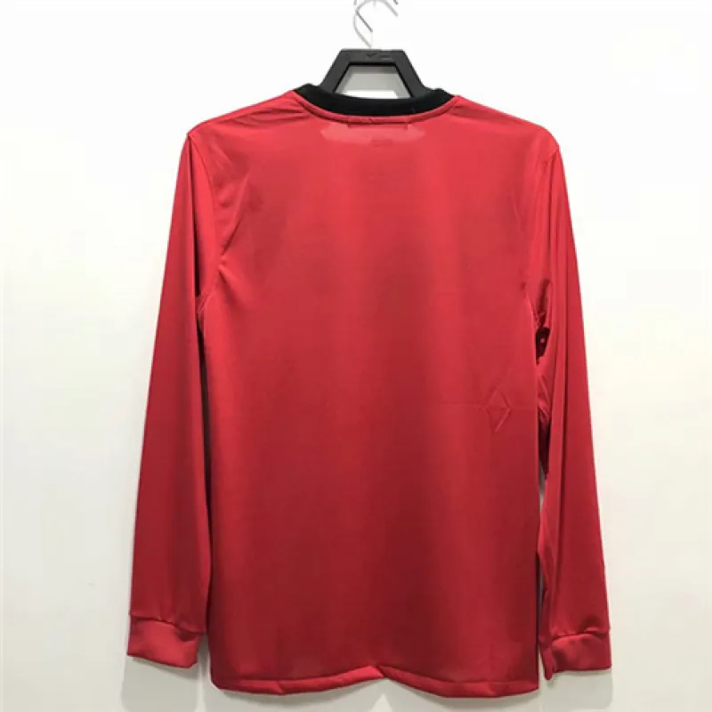 Manchester United Retro Long-Sleeve Jersey 2010 Home - Red