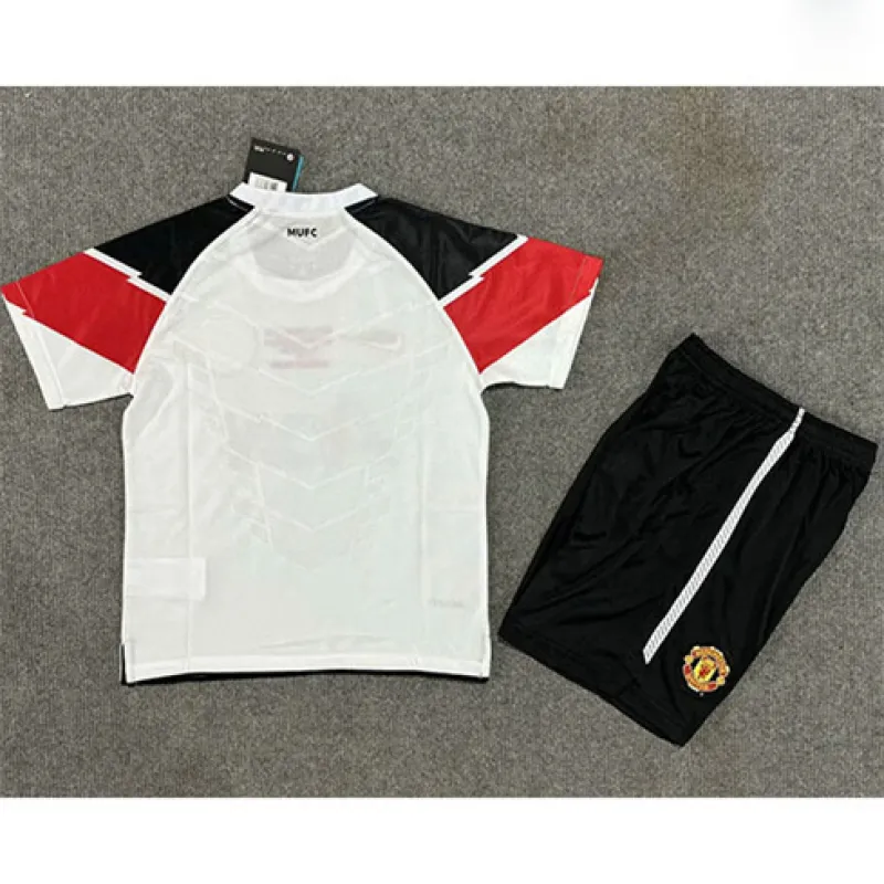 Manchester United Kinder-Retro Trikot 2011/12 Auswärts - Weiß