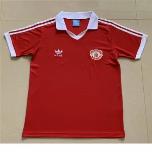 Maglia retro di casa di Manchester United 1980 - Rossa