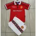 Manchester United Kids' Retro Jersey 1998/99 Home - Red