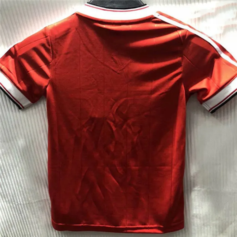 Maglia retro per bambini di Manchester United 1984 in casa - Rossa