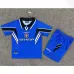 Maglia retro per bambini di Manchester United 1996-98 di trasferta - Azzurra