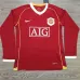 Camiseta retro de mangas largas de casa de Manchester United 2006/07 - Roja