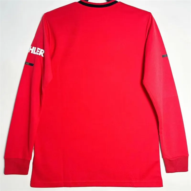 Manchester United Retro Long-Sleeve Jersey 2019/20 Home - Red