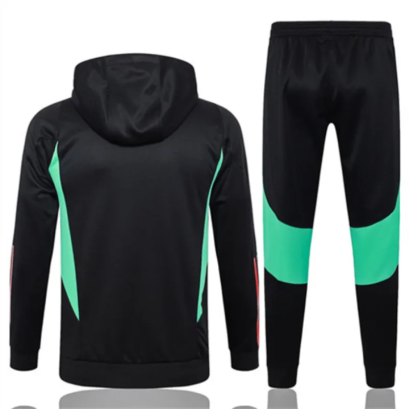 Manchester United Hooded Sports Suit 2024/25 Black