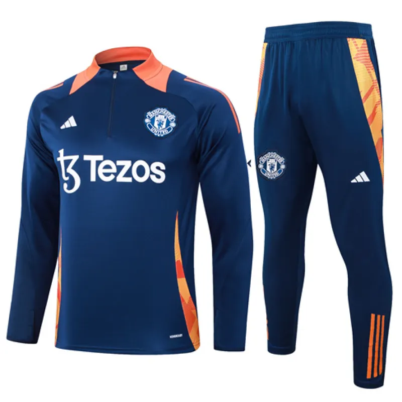 Manchester United Kids' Sports Suit 2024/25 Blue