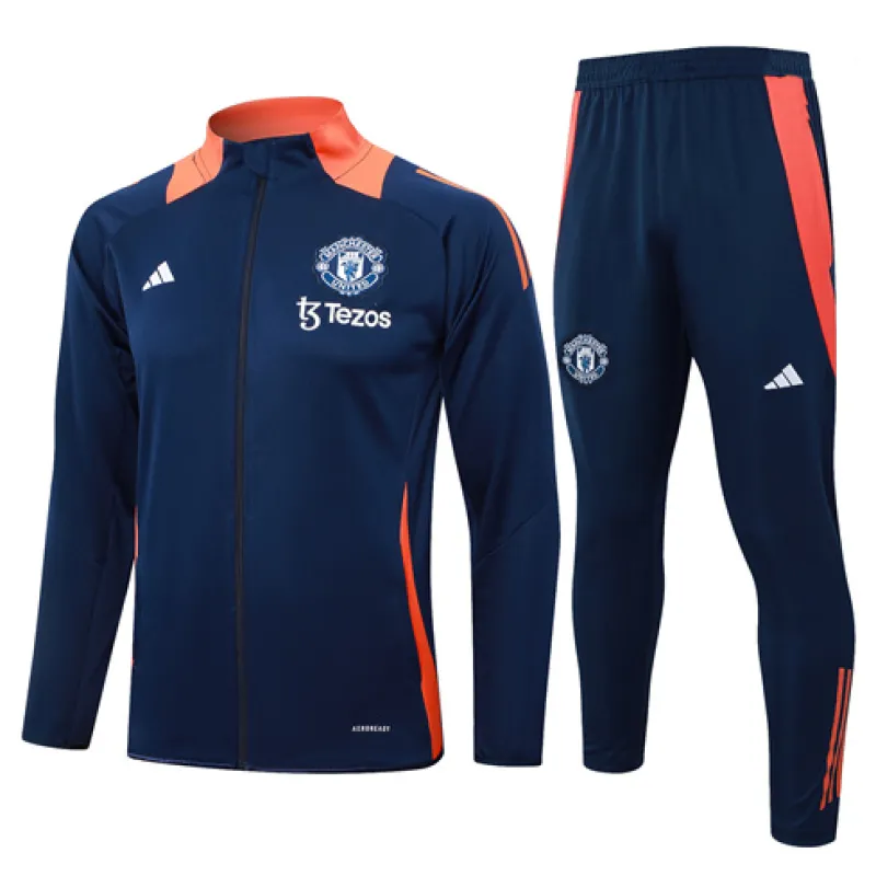 Vestito sportivo per bambini di Manchester United 2024/25 Azzurro