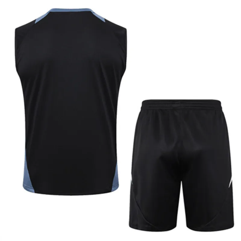 Set di shorts e gilet di Manchester United 2024/25 Nero
