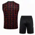 Set di shorts e gilet di Manchester United 2024/25 Nero/Rosso
