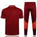 Maglia Polo di allenamento + Pantaloni di Manchester United 2024/25 Rosso