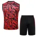 Set de pantalones cortos y chaleco de Manchester United 2024/25 Rojo