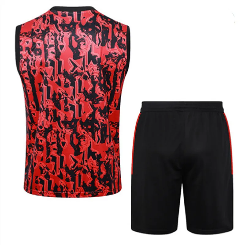 Set de pantalones cortos y chaleco de Manchester United 2024/25 Rojo