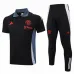 Chemise Polo de formation + Pantalons de Manchester United 2024/25 Noir
