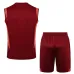 Set de pantalones cortos y chaleco de Manchester United 2024/25 Rojo vino​