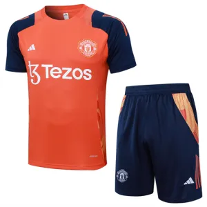 Maglia di allenamento + Shorts di Manchester United 2024/25 Arancione