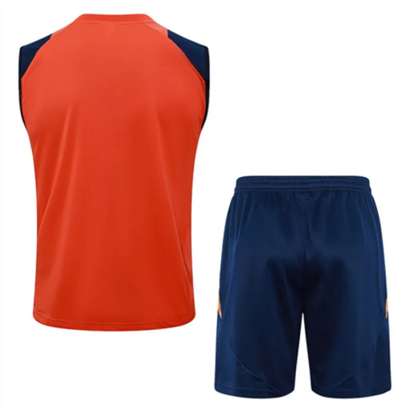 Set di shorts e gilet di Manchester United 2024/25 Arancione