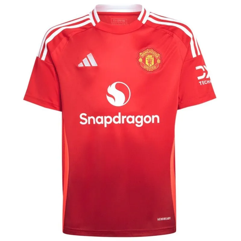 Set di maglia per bambini di casa di Manchester United 2024/25 - Rosso