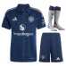 Conjunto de camiseta para niños de fuera de casa de Manchester United 2024/25 - Azul