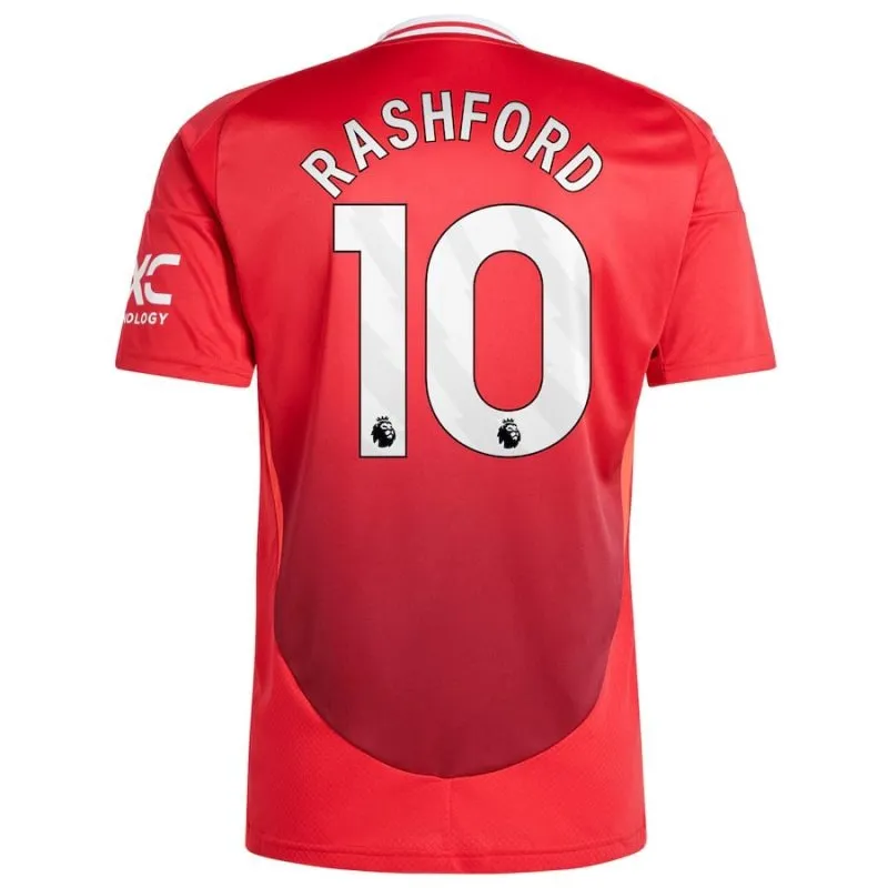 Rashford Manchester United 2024/25 Heimspiel - Kinder - Trikotsatz - Rot