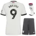 Set di terza maglia per bambini di Manchester United con Højlund 2024/25 - Bianco