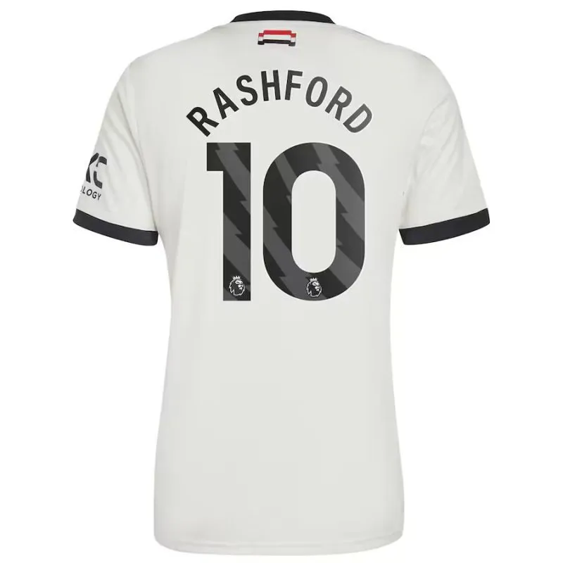 Rashford Manchester United 2024/25 Kids' Third Jersey Set - White