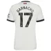 Set di terza maglia per bambini di Manchester United con Garnacho 2024/25 - Bianco