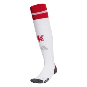 Calzettoni da calcio di casa di Manchester United 2024/25 - Bianco