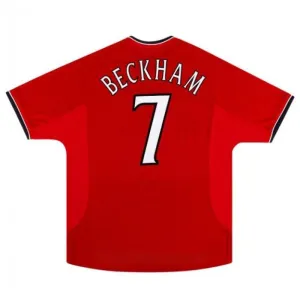 Beckham Manchester United Retro Jersey 1997-1999 Home - Red