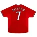 Camisa retro de Beckham de Manchester United, local 1997-1999 - Rojo