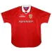 Camisa retro de Beckham de Manchester United, local 1999-2000 - Rojo