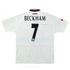 Beckham Manchester United Retro Jersey 1997-1999 Away - Grey