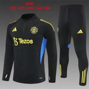 Manchester United 2025/26 Set Sportivo Bambino Nero