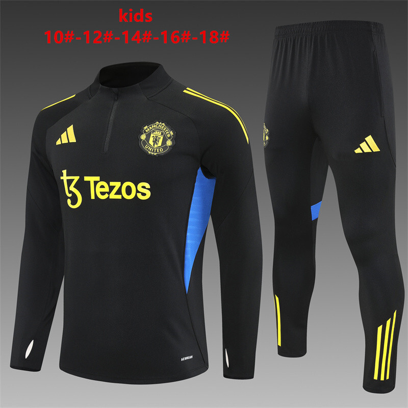 Manchester United 2025/26 Kids Sports Set Black