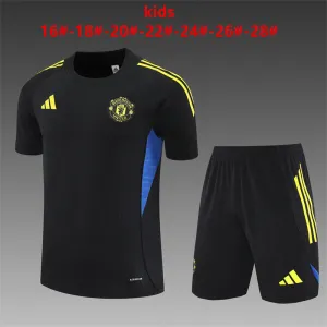 Manchester United 2025/26 Set Allenamento Bambino nero