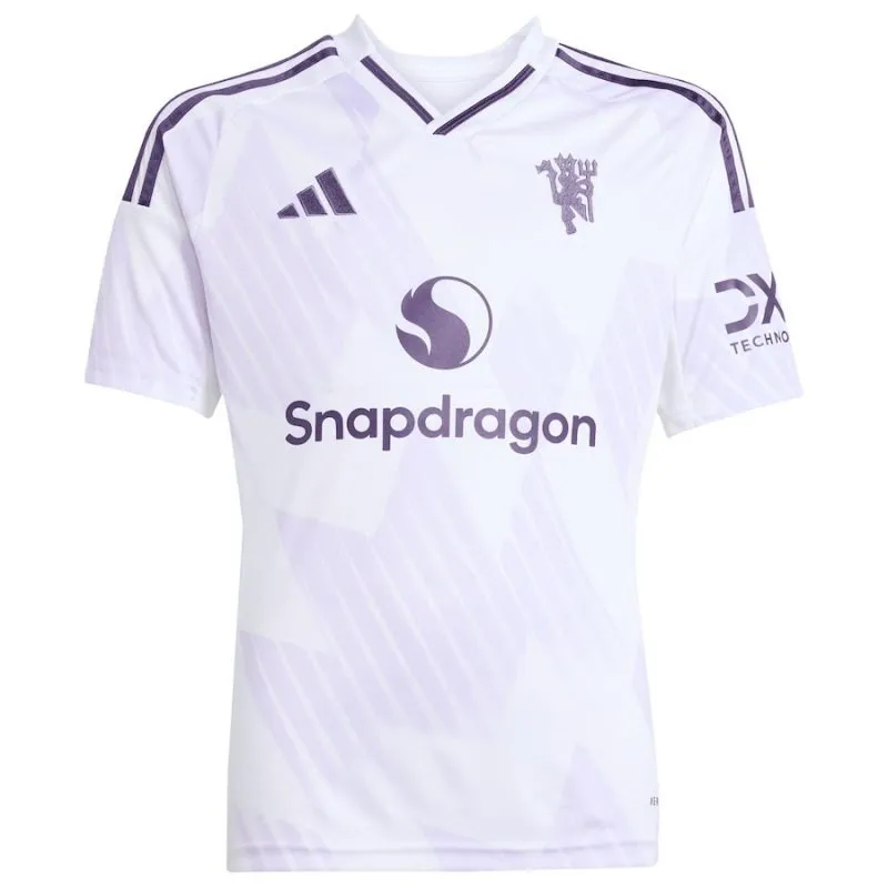 Manchester United 2025/26 Kinder-Auswärts-Trikot-Set - Weiß